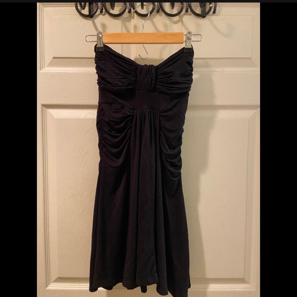 Little black strapless dress